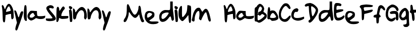 AylaSkinny font download