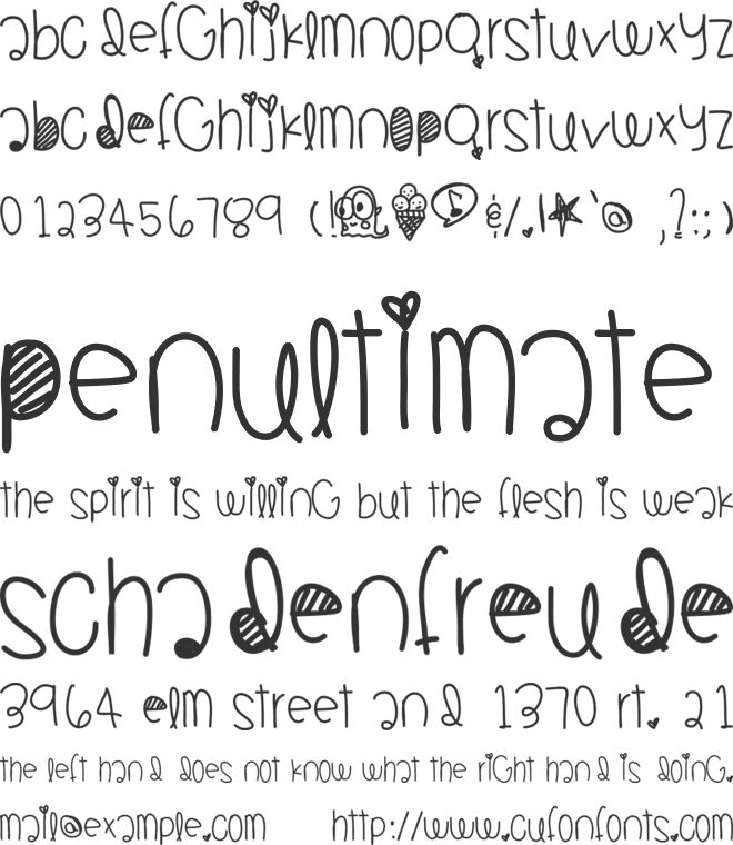 JambaJuicy font preview