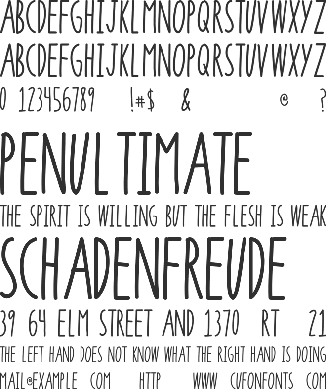 Super Raw font preview