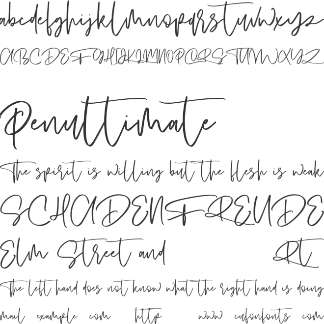 Soul Harder Free font preview