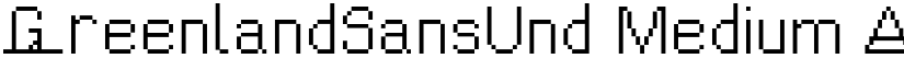 GreenlandSansUnd Medium font