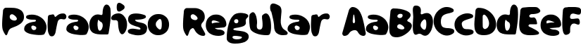 Paradiso Regular font