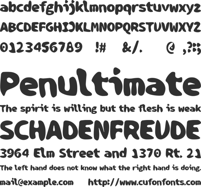 Paradiso Summer Font font preview