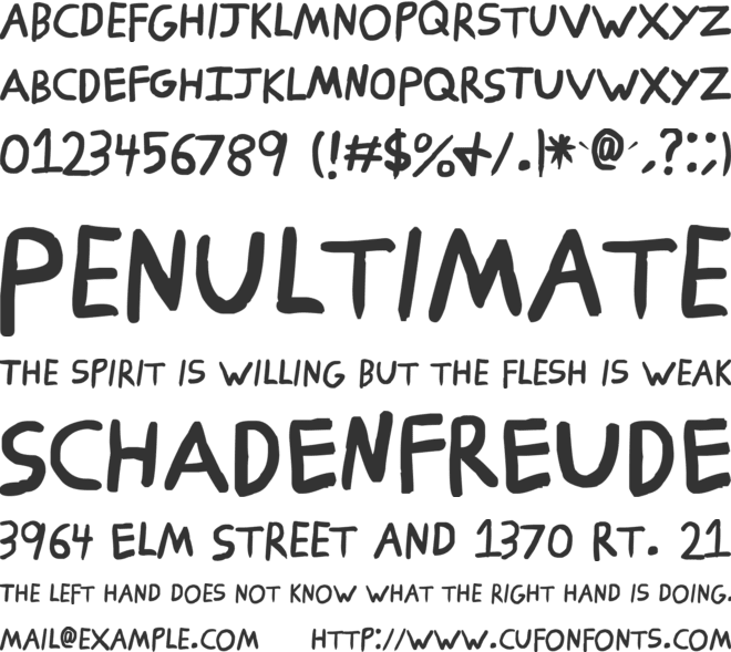 Ragnarok font preview