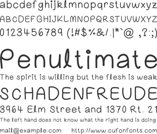 Laurenawrecksus font preview