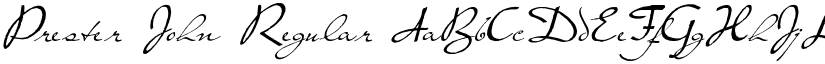 Prester John Regular font