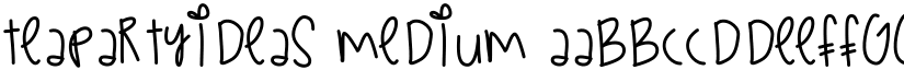 TeaPartyIdeas font download