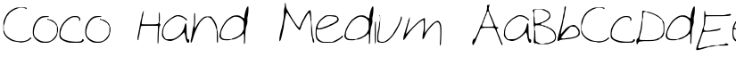 Coco_Hand font download