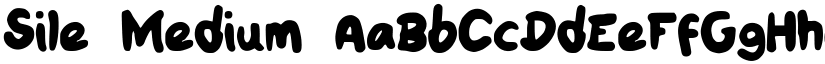 Sile Medium font