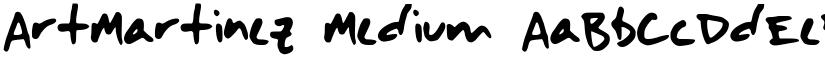 ArtMartinez font download
