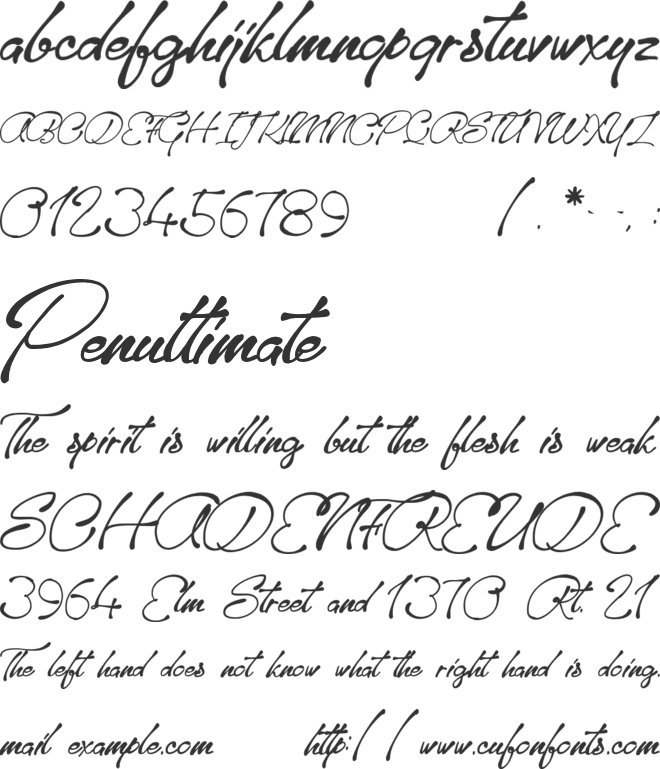 Sanctuary Playground font preview