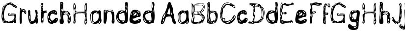 GrutchHanded font