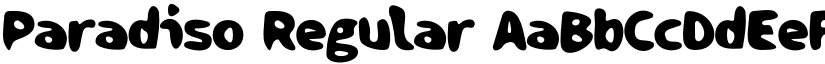 Paradiso Regular font