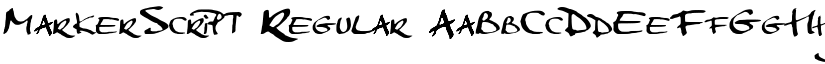 MarkerScript font download