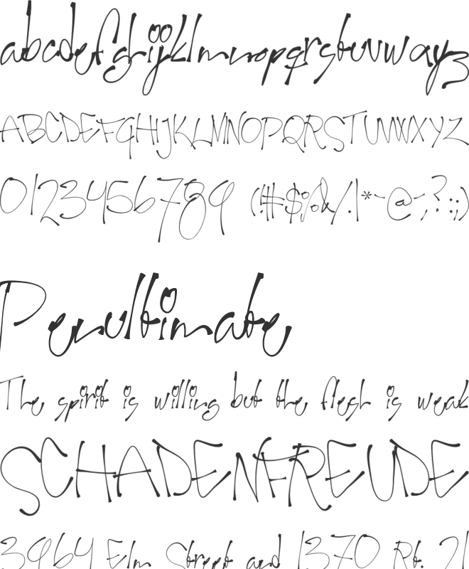 Second Lyrics font preview