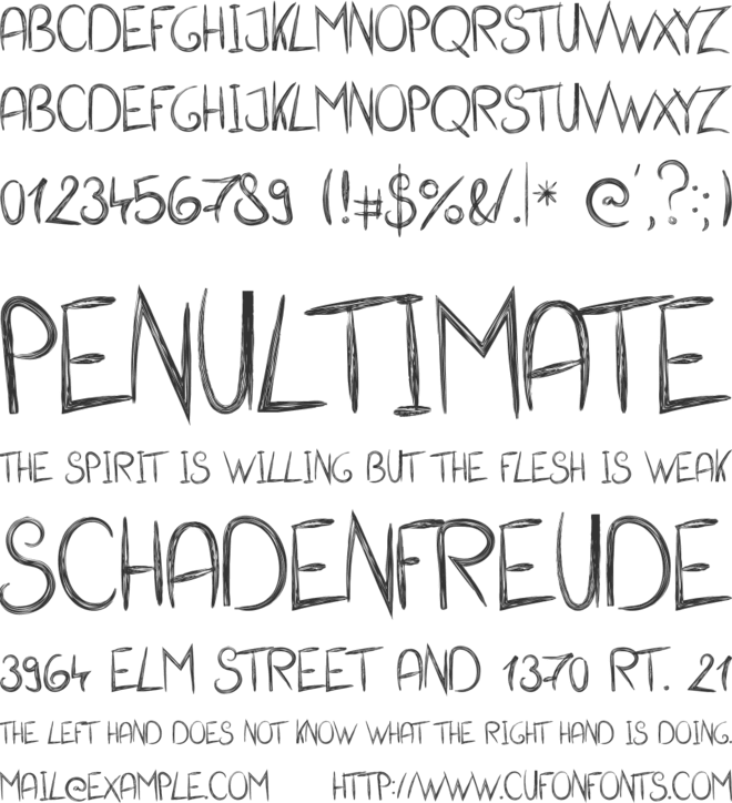 Antler font preview