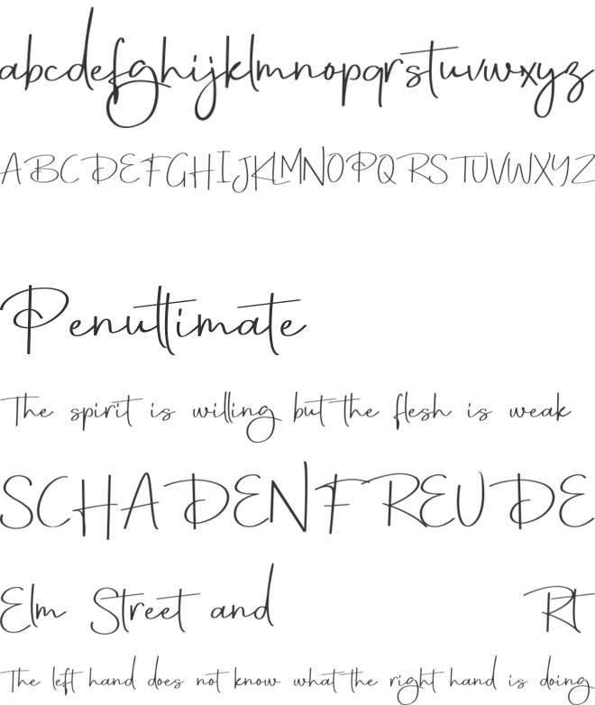 Ballegria font preview