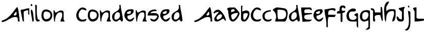 Arilon Condensed font