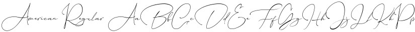 American Regular font