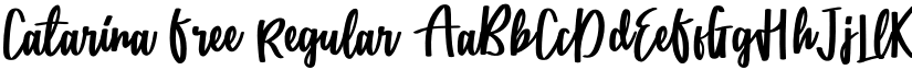 Catarina Free Regular font
