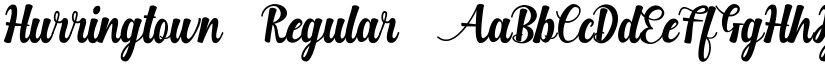 Hurringtown font download