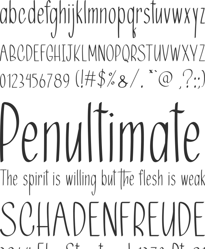 The Capone Gang Bege font preview
