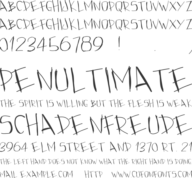 PWJazzy font preview