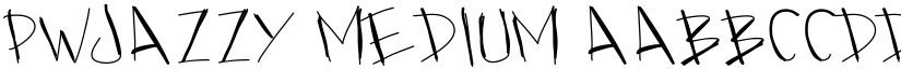 PWJazzy Medium font