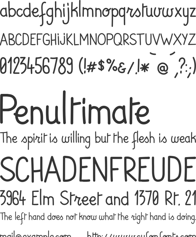 ANDi font preview