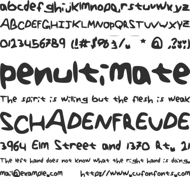 Generic_Teenager font preview