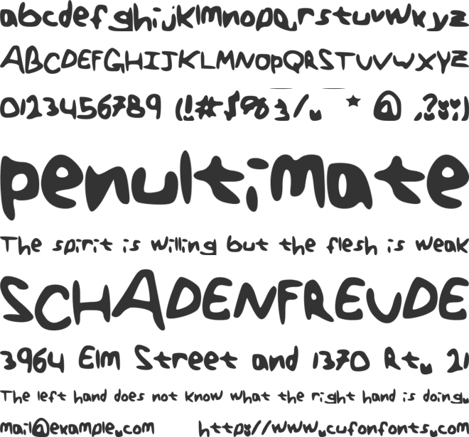Generic_Teenager font preview