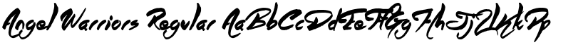 Angel Warriors Regular font