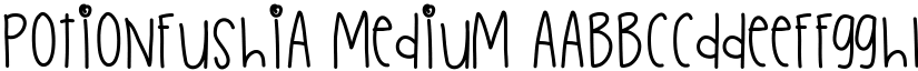 PotionFushia Medium font