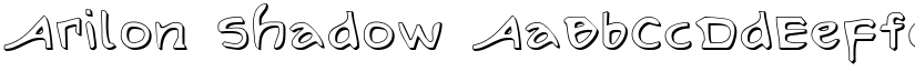 Arilon Shadow font