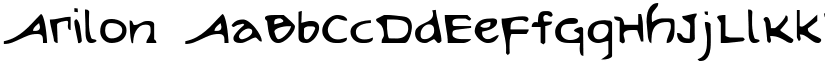 Arilon font