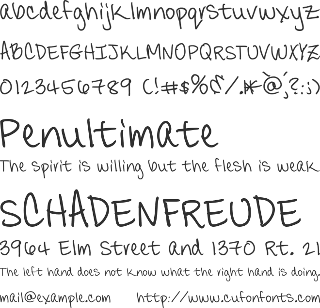 CandyDelish font preview