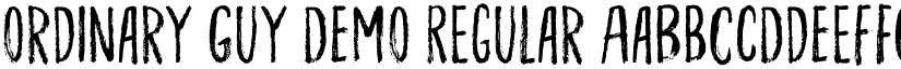 Ordinary Guy DEMO Regular font