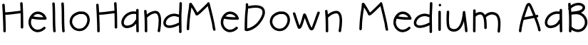 HelloHandMeDown font download