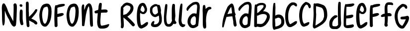 NikoFont font download
