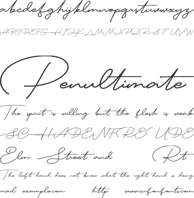 Blankid font preview