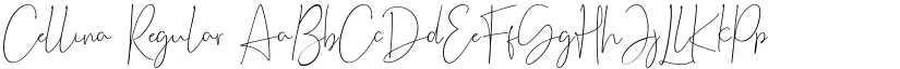 Cellina Regular font