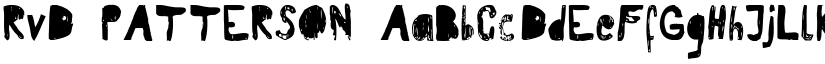RvD_PATTERSON font
