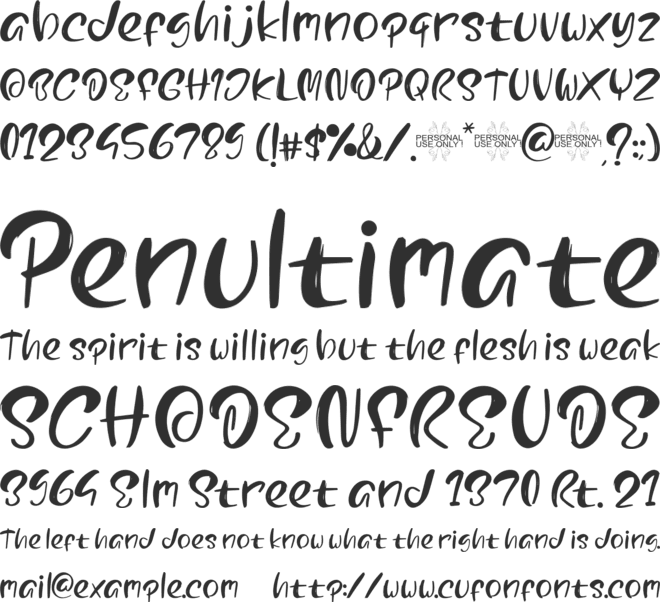 Christmas Are Comming font preview