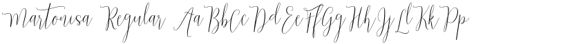 Martonisa Regular font