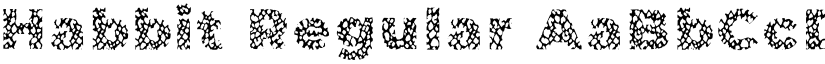 Habbit Regular font
