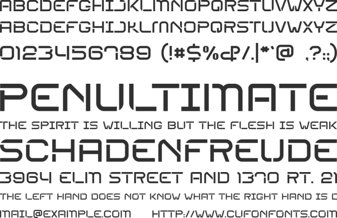 Planet 37 font preview