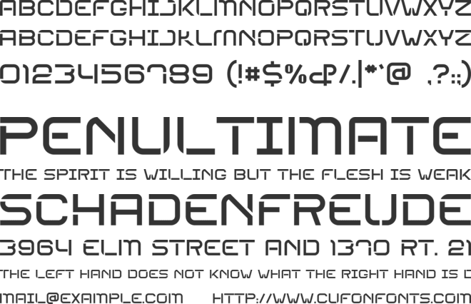 Planet 37 font preview