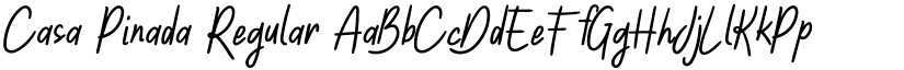 Casa Pinada Regular font