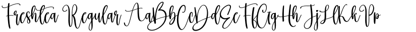 Freshtea Regular font