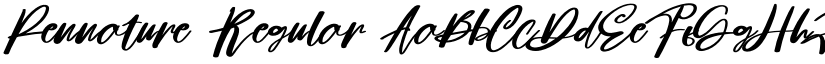 Pennature Regular font